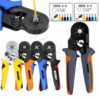 Ferrule Crimping Tools Wire Pliers-Wire Ferrules with Crimpers Pliers Kit for Electricians, HSC8 6-46-6 AWG 28-7, 0.08-10mm²