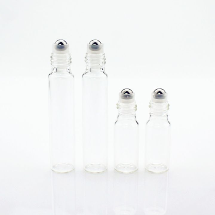 50pcs-1ml-2ml-3ml-5ml-10ml-transparent-glass-perfume-roller-bottles-clear-essential-oil-vials-with-stainless-steel-roll-on-ball