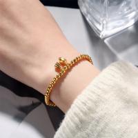 [COD] Internet celebrity with the same style two generations of happy lotus bracelet ancient method inheritance elastic hand titanium steel non-fading bead