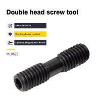 【CC】❆♙  10 Pcs ML0520 ML0620 ML0625 ML0630 ML0830 ML0835 Lathe Tools Double-head Screw Toolholder Accessories