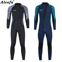 Plus Size Wetsuit Men 3mm Neoprene Front Zipper Diving Suit Para sa Diving Kayaking Kitesurfing Swimming