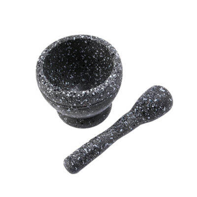 Resin Mortar Pestle Set Garlic Herb Spice Mixing Grinding Crusher Bowl Restaurant Kitchen Tools