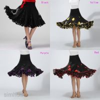 [SIMHOA] Women Ballroom Latin Tango Dance Skirt Dress Practice Dancing Costume