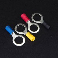 RV5.5-4/5/6/8/10/12 Yellow Ring insulated terminal suit 4-6mm2 Cable Wire Connector 10PCS/Pack RV5-12 cable Crimp Terminal