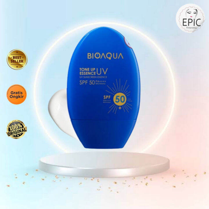 BIOAQUA Sunscreen Essence SPF 50PA++ Tone Up UV 60g | Lazada Indonesia