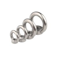 304 Stainless Steel Circular Lifting Ring / Triangular Ring Type Hand Screw Nut M3M4M8M10M12-M24