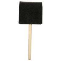 Foam Brush Painting Sponge Tool with Hardwood Handles Pack of 100