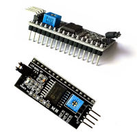 IIC I2C พอร์ตบอร์ดอินเทอร์เฟซแบบอนุกรม SPI TWI 1602 2004จอแอลซีดีแผ่นอะแดปเตอร์ LCD1602อะแดปเตอร์ LCD PCF8574โมดูลตัวแปลง