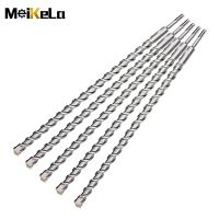 Meikela 350mm 500mm Long Masonry Drill Bit SDS Plus Shank for Electric Hammer Tungsten Carbide Cross-Tip Diameter from 8 to 35mm