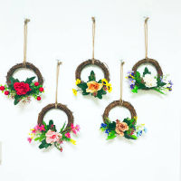 New Product Artificial Flower Pendant Ins Bedroom Wall Decoration Artificial Plant Flower Wall Hanging Pendant home decor