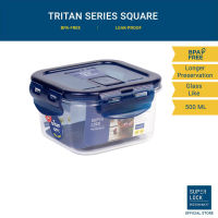 SuperLock Tritan Series Antibacterial BPA-Free Square Food Storage Container (500ml / 550ml / 1100ml / 1150ml / 1850ml)