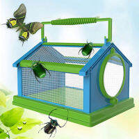 แมลงผีเสื้อ Habitat Cage Terrarium พับแบบพกพากลางแจ้งแมลง Breeding Viewer Breathable สบาย Garden