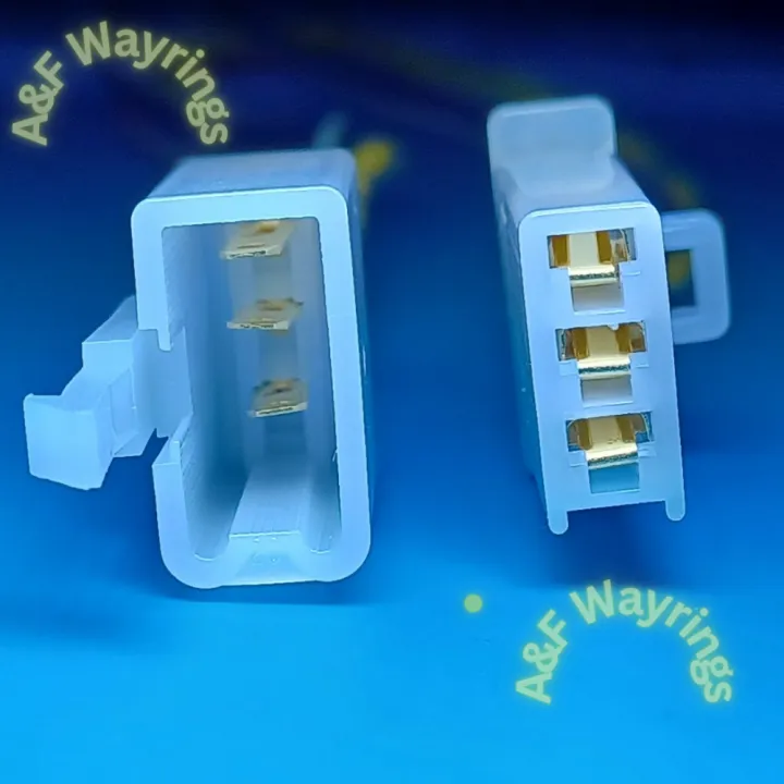 3 Pins, Plug Car Terminal, Wire Connector with Socket Male + Female, 2