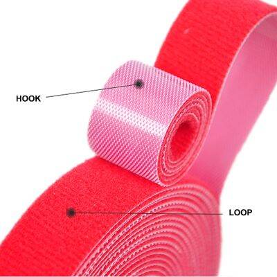 5 Meter/Roll 15/20mm Color Magic Self Adhesive Fastener Tape Reusable Strong Hooks Loops Cable Tie Magic tape DIY Accessories Adhesives Tape