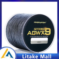 Litake Angryfish Agwx9 500เมตรสายที่แข็งแรงมากตกปลาแบบถักทนต่อการสึกหรอระยะการหล่อที่ดีเยี่ยมสำหรับผู้ที่ชื่นชอบการตกปลา