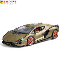 Leal ในสต็อกจำลอง1:18รุ่นโลหะผสมสำหรับ Lamborghini SIÁN ลูกฟูก37กล่องโฟมเก็บเครื่องประดับ