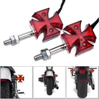 [COD] Motorcycle accessories iron cross type turn signal motorcycle modification indicator light