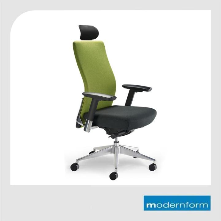 modernform-เก้าอี้สำนักงาน-รุ่น-series15-เบาะสีดำ-พนักพิงสูง-สีเขียว-เก้าอี้ทำงาน-เก้าอี้ออฟฟิศ-เก้าอี้ผู้บริหาร-เก้าอี้ทำงานที่รองรับแผ่นหลังได้ดีเป็นพิเศษ-ปรับที่วางแขนได้-3-ทิศทาง-ปรับล็อคเอนพนักพิ