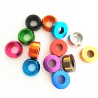 10/5pcs M3 M4 M5 M6 M8 Crown washer cap head aluminum cone washer Arm Dress-Up Washers anodized 11 colors Decoration washer