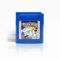 Pokemon การ์ดคอนโซลตลับเกมวิดีโอ16บิตสำหรับเกมคลาสสิก GBC เก็บรวบรวมรุ่นที่มีสีสันภาษาอังกฤษ