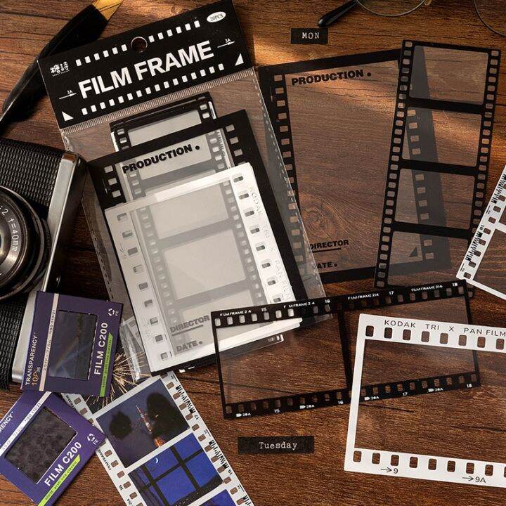 15-sheets-vintage-photo-film-frame-pet-sticker-package-diy-diary-junk-journal-decoration-label-stickers-album-scrapbooking-stickers-labels