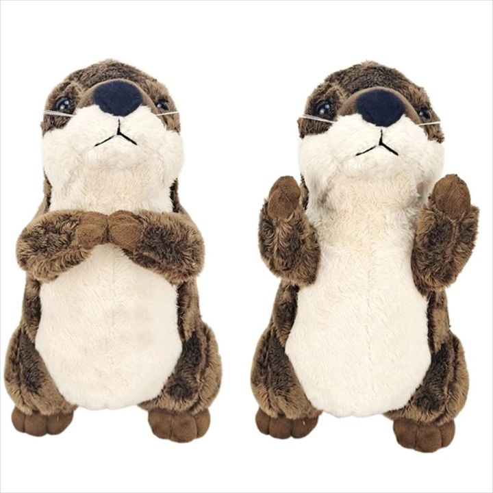 QVPYP For Kids Children Standing Simulation Sea Otter Stuffed Birthday