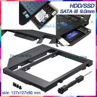 ⚡ถาดใส่ HDD SSD⚡ในช่อง CD/DVD ของ Notebook รุ่นความหนา 9 มิลลิเมตร SATA-III Universal 2.5-SATA 2nd HDD SSD Hard Drive Caddy ถาด-HDD-[9]