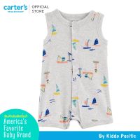 CarterS Romper Suit 1Pc Grey-Multi L8 คาร์เตอร์เสื้อผ้าชุดเต็มตัวแขนกุด