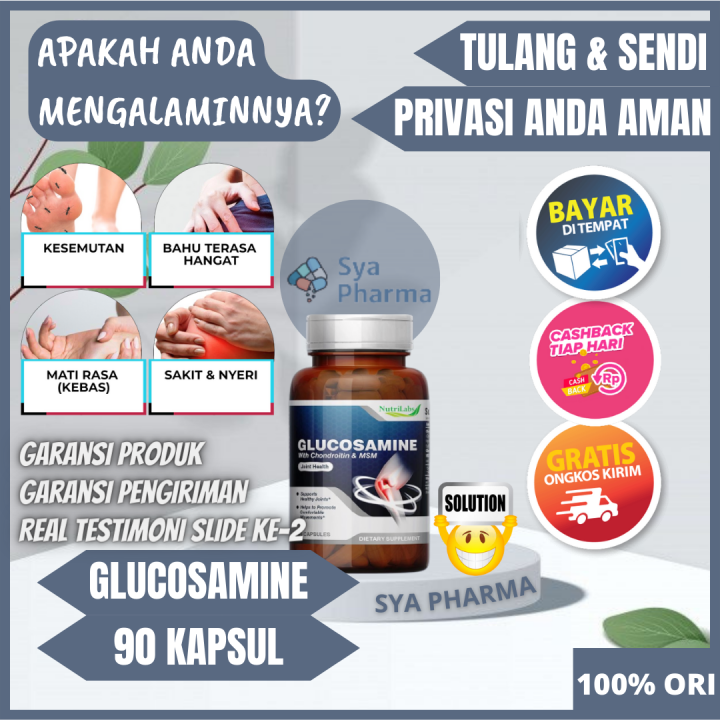 Vitamin Glucosamine Chondroitin MSM Untuk Kesehatan Nyeri Sendi dan