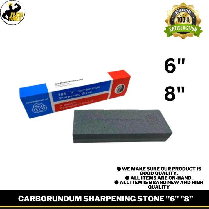 CARBORUNDUM SHARPENING STONE "6" "8" Lazada PH