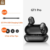 Youpin Haylou Gt1 Pro Tws Wireless Earphones Fingerprint Touch Earbuds Bt 5.0 Aac Dsp Noise Reduction Binaural Call Headphone Voice Assistant Indicator thumbnail