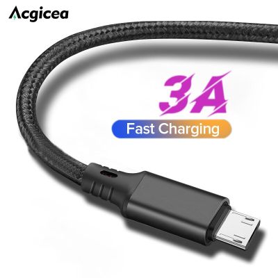 Micro USB Cable 3A Fast Charging Microusb Data Cables For Samsung Xiaomi Huawei Android Mobile Phone Chargers For Phone Cable Docks hargers Docks Char