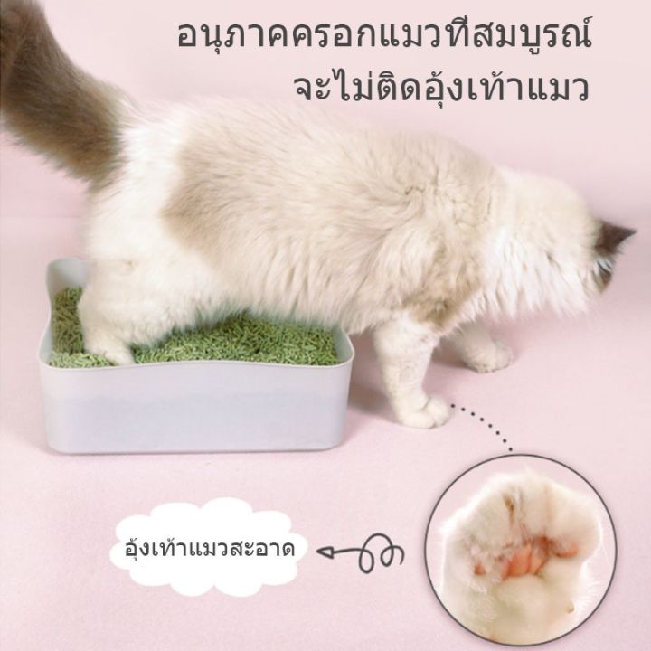 loose-ทรายเต้าหู้-ออร์แกนิค100-ผลิตจากกากถั่วเหลืองธรรมชาติ-ทรายแมว-cat-litter-ทรายแมวเต้าหู้
