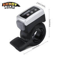 Ebike Thumb Throttle พร้อมฟังก์ชั่นย้อนกลับจอแสดงผล LCD 106DX คันเร่งสำหรับจักรยานไฟฟ้าจักรยานเสือภูเขาส่วนและอุปกรณ์เสริม