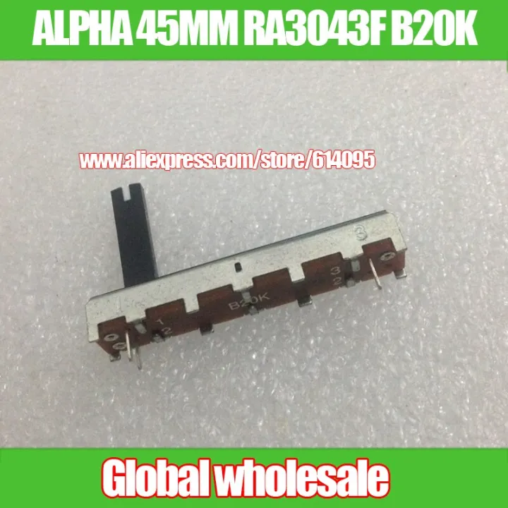 4pcs ALPHA 45MM FADER Single linkage Straightslide potentiometer