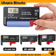 Bfaccia Đồng Hồ Đo Pin Kỹ Thuật Số AA AAA C D 9V 1.5V BT