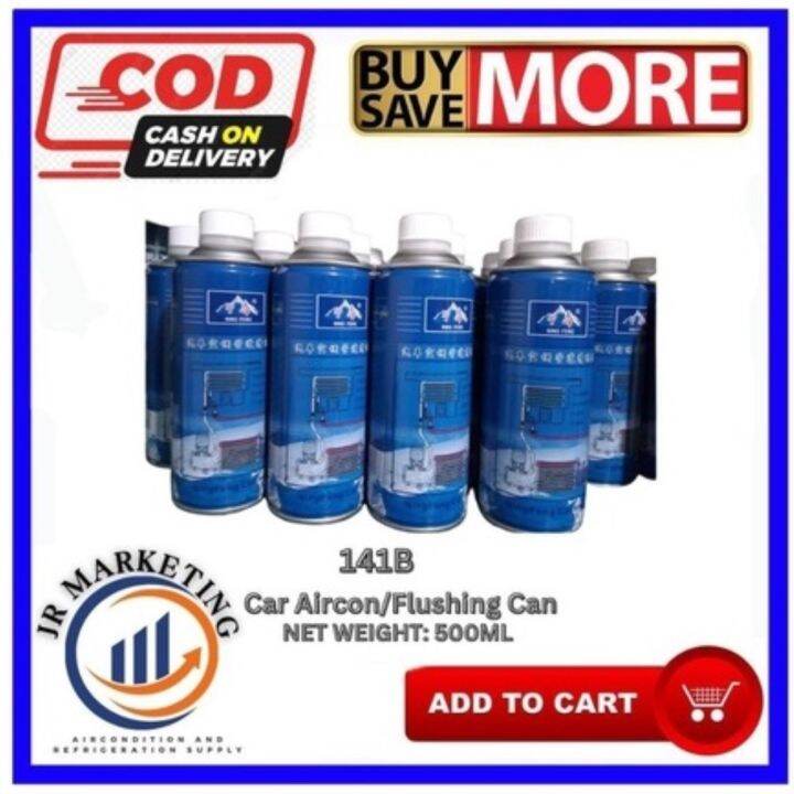 JR MARKETING 141B Car Aircon Flushing Can Aircon System Cleaner