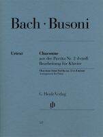 BUSONI Chaconne from Partita no. 2 d minor (Johann Sebastian Bach) (HN557)