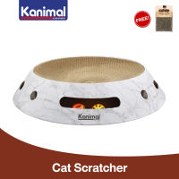 Kanimal Cat Toy ของเล่นแมว ที่ลับเล็บแมว พร้อมรางบอล สำหรับแมวทุกสายพันธุ์ Size XL ขนาด 46.5x46.5x8 ซม. แถมฟรี! Catnip กัญชาแมว