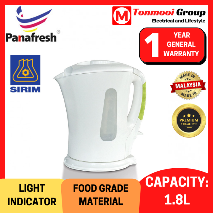 PANAFRESH JK18C Automatic Concealed Element Electric Jug Kettle [100