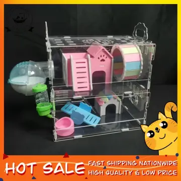 Double hamster 2024 cage divider