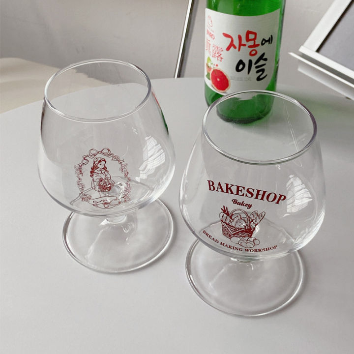 bolimi-ถ้วยแก้วไวน์แดงไวน์บ้านลมเกาหลี-ถ้วยน้ำผลไม้ไวน์ขนาดใหญ่จุได้เยอะ