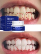 HCMBREYLEE Bột Tẩy Trắng Răng Kem Răng Trắng Sạch Vệ Sinh Răng Miệng Bàn