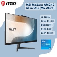 PC All in one MSI Modern AM242 12M-474XTH /Ci5-1235U/23.8" FHD/ 8GB /512 M.2 Pcle SSD