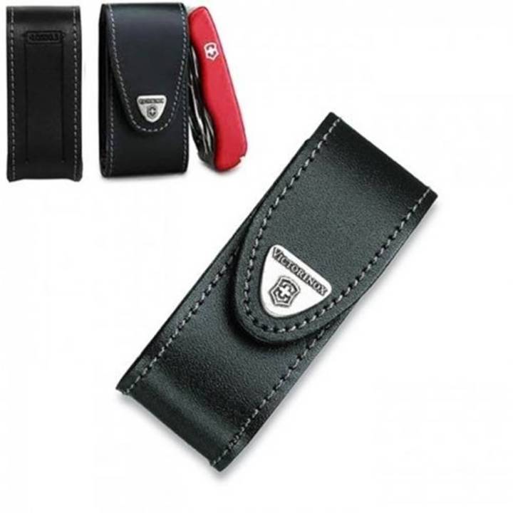 victorinox-ปลอกใส่มีดพับ-มีดพกพา-sak-acc-4-0520-3-belt-pouch-black-leather
