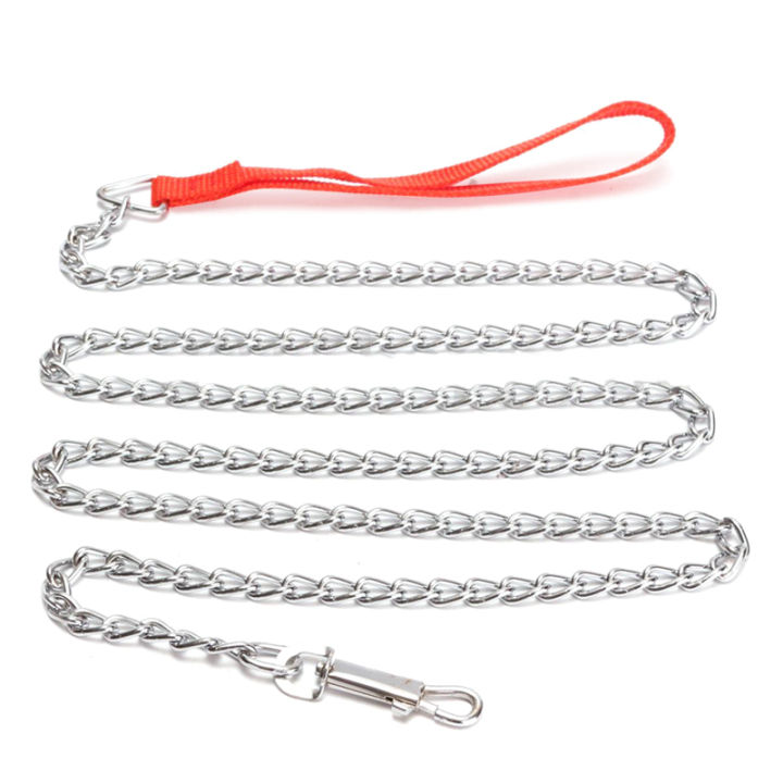 1-6m-heavy-duty-metal-chain-dog-puppy-walking-lead-leash-clip-red-handle