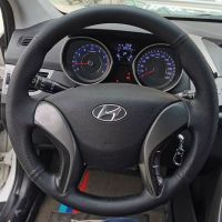 【YF】 Car Steering Wheel Cover Braid Artificial Leather For Hyundai Elantra 2011-2016 Avante i30 2012 2013 2014-2016 Accessories