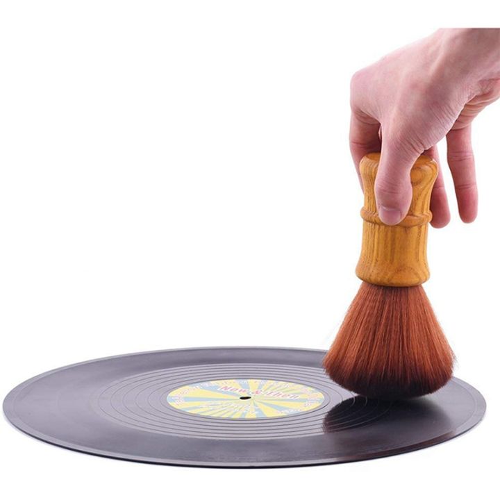 2x-turntable-vinyl-record-lp-cleaning-anti-static-brush-cleaner-for-cd-longplay-player-cleaner-wooden-handle-brush-dust