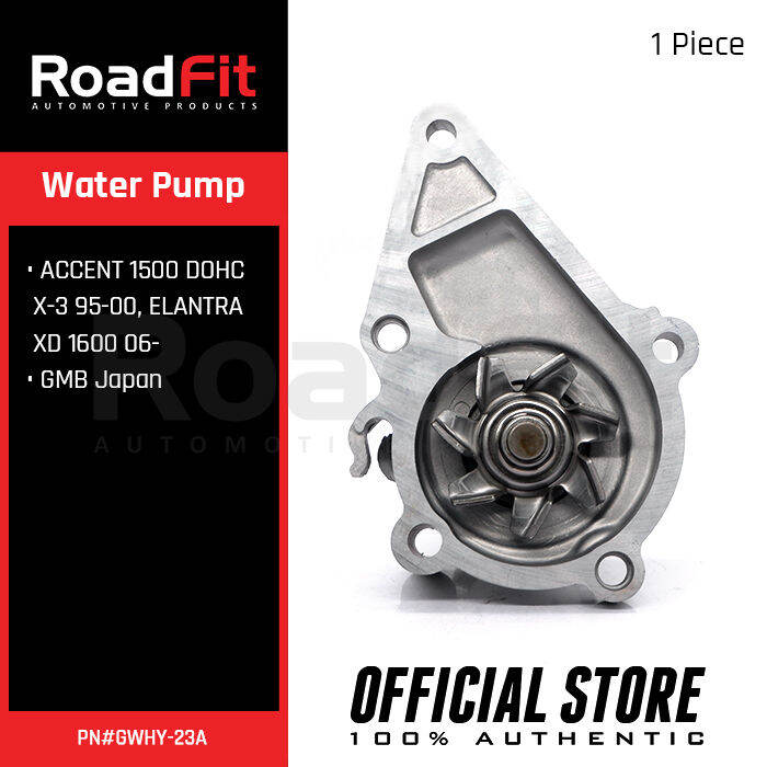 GMB GWHY-23A Water Pump for Hyundai ACCENT 1500 DOHC X-3 95-00, ELANTRA ...