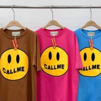 เสื้อยืด call me again เสื้อยืดโอเวอร์ไซส์ ทรงเกาหลี ใส่สบาย สกรีนด้านหน้าและงานปักที่แขนเสื้อสวยๆ พร้อมส่ง